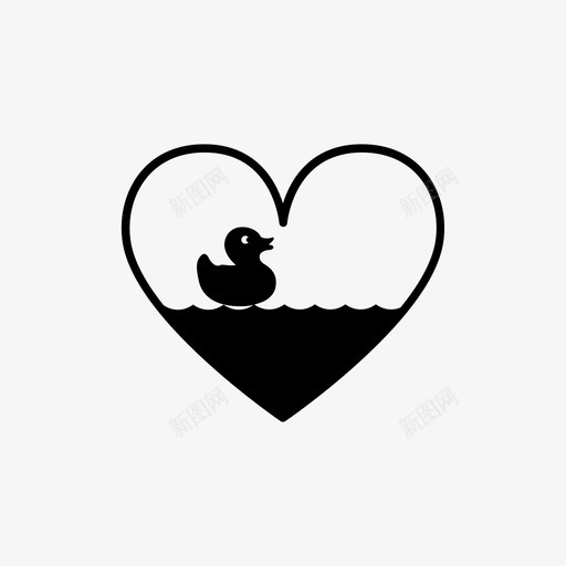 甜的可爱的甜点图标svg_新图网 https://ixintu.com 可爱的 心 最好的心 爱 甜 甜点 甜的 鸭子