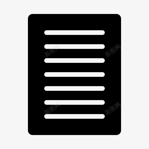 文件秘书报告图标svg_新图网 https://ixintu.com 业务 创建 办公室 工作 报告 文件 格式 秘书 项目