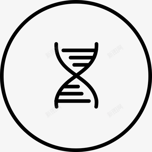 dna科学简历图标svg_新图网 https://ixintu.com dna 严肃 信息 医学 医学圆线 图形 数据 文档 生物特征 科学 简历
