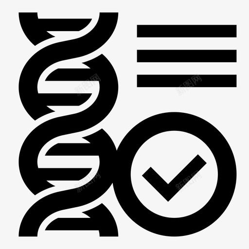 好基因染色体dna图标svg_新图网 https://ixintu.com dna dna分析 dna检查 rna 好基因 有用的科学图标 染色体 生育检查 系谱