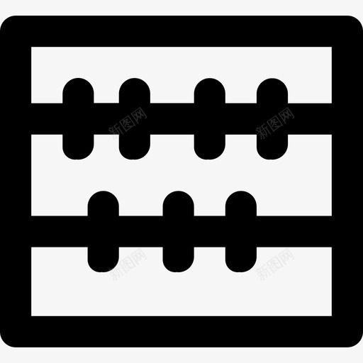 算盘数学工具工具和用具数学图标svg_新图网 https://ixintu.com 工具和用具 数学 算盘数学工具