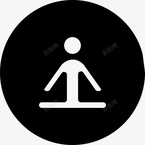 瑜伽商务服务第一卷差异图标svg_新图网 https://ixintu.com 商务服务第一卷差异 瑜伽
