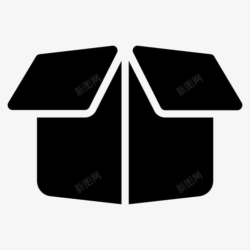 盒子纸板纸箱图标svg_新图网 https://ixintu.com 打包 打开 打开盒子 盒子 礼物 移动 纸板 纸箱