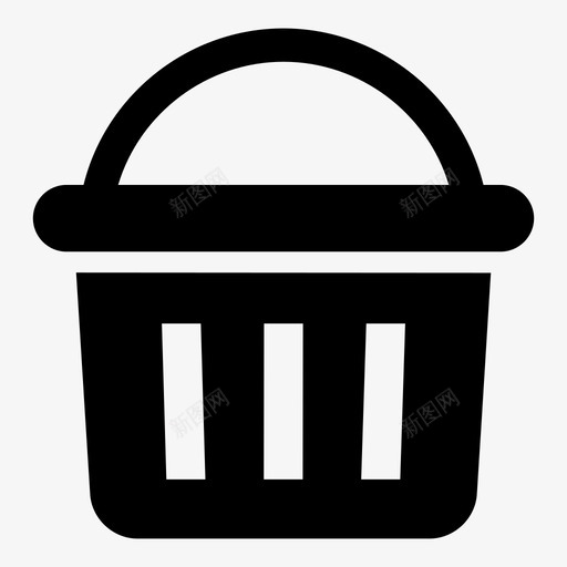 篮子持有电子商务图标svg_新图网 https://ixintu.com 持有 携带 用户界面字形 电子商务 篮子 蒲式耳 购买 购物 集装箱