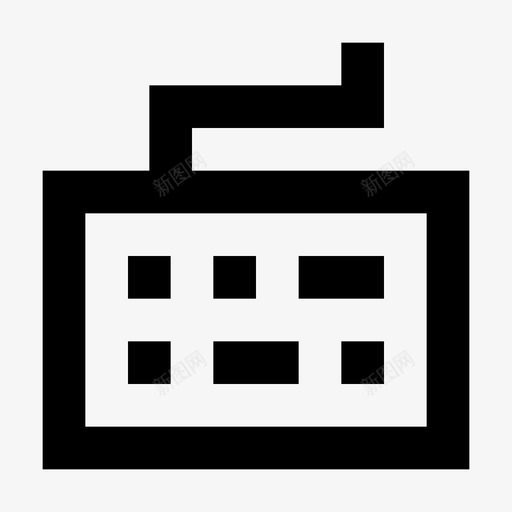 键盘卷绕玩具通风图标svg_新图网 https://ixintu.com 卷绕玩具 建筑 建筑斜槽 插孔盒 教育和学校材料设计图标 电脑硬件 电脑设备 电脑键盘 输入设备 通风 键盘