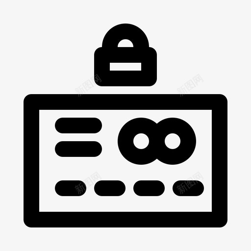锁卡标牌店铺图标svg_新图网 https://ixintu.com 信息 分析 占星术 商业用户界面 商务 店铺 标牌 点击 界面 网店 销售 锁卡
