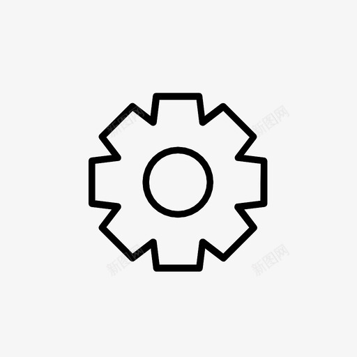 cog用户界面工具图标svg_新图网 https://ixintu.com cog 修改 工具 显示工件 材料 用户界面 编辑 设置 轮子 项目 首选项