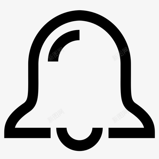 铃声通知狗图标svg_新图网 https://ixintu.com 叮当 狗 线图标 警报 通知 铃声