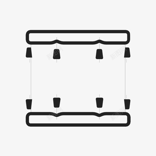 汤姆鼓大鼓重击器图标svg_新图网 https://ixintu.com 大鼓 汤姆鼓 深沉的声音 节拍乐器 起搏器 踢腿 重击器 音乐 鼓手