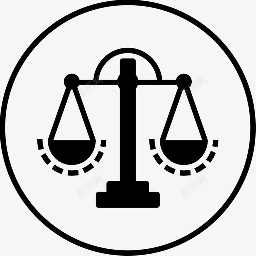 规模无法律图标svg_新图网 https://ixintu.com 出售 分析 商业融资回合坚实 基准 大胆 平衡 持有 探索 无 法律 规模 黄金