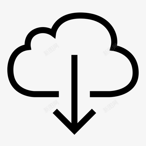 云树同步图标svg_新图网 https://ixintu.com 下载云 同步 树 箭头 软件 键