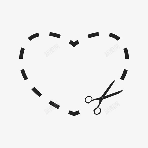 裁缝普通裁缝好裁缝图标svg_新图网 https://ixintu.com 剪刀 剪裁 好裁缝 心形 普通裁缝 精细剪裁 裁缝