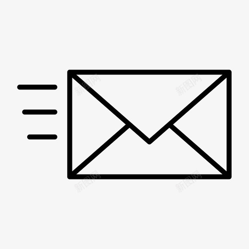 发送邮件邮寄邮件图标svg_新图网 https://ixintu.com 信封 发送纸张 发送邮件 最有用的图标瘦 邮件 邮寄