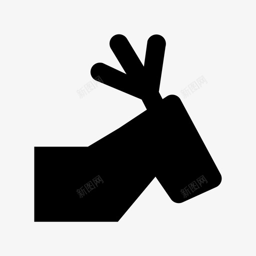 驯鹿头圣诞和复活节材料标图标svg_新图网 https://ixintu.com 圣诞和复活节材料设计图标 驯鹿头