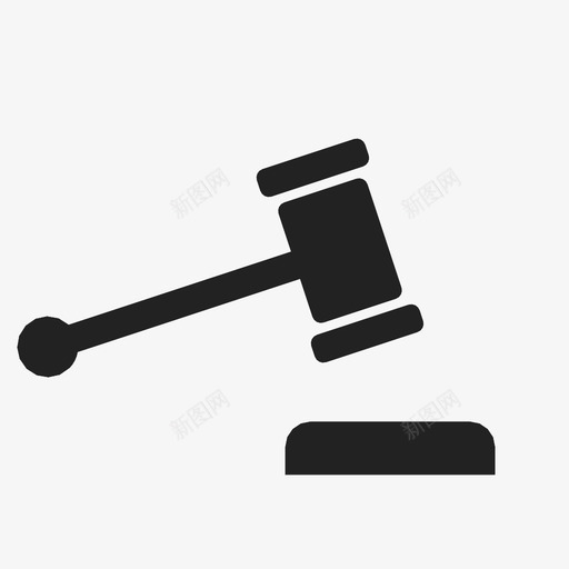 木槌法庭法官图标svg_新图网 https://ixintu.com 全部起立 官员 律师 木槌 法官 法庭 法律 陪审团