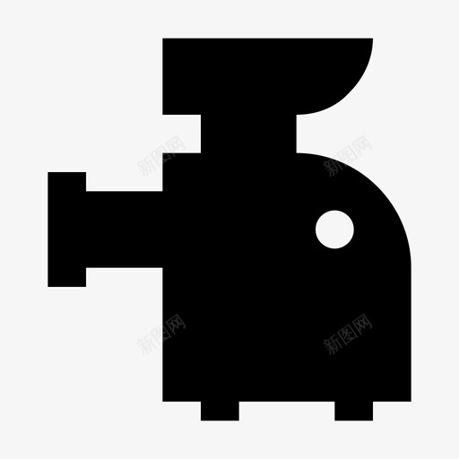 绞肉机nope厨房工具图标svg_新图网 https://ixintu.com bold electronics gold hold nope self 厨具材料设计图标 厨房工具 家用电器 绞肉机