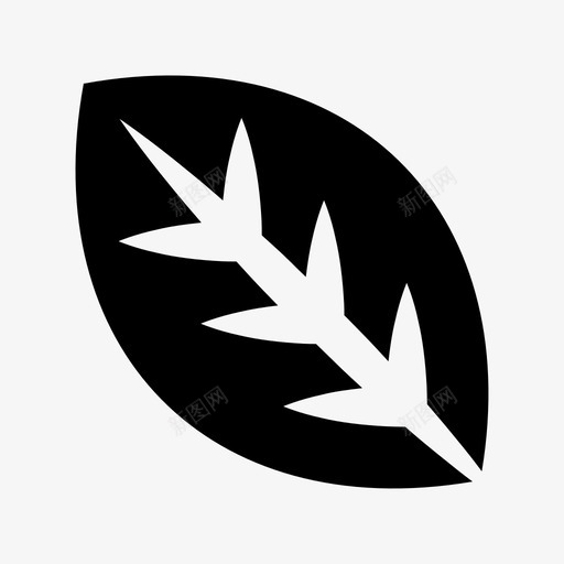 叶子毛茸茸的绿色的图标svg_新图网 https://ixintu.com 医药保健材料设计图标 叶子 树叶 树叶的 毛茸茸的 生态的 精致的 绿色的 蛋糕 衣服