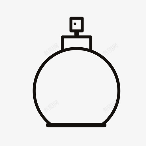 香水已售出气味图标svg_新图网 https://ixintu.com 不 保留 喷雾 大胆 已售出 气味 金色 香水 香水瓶