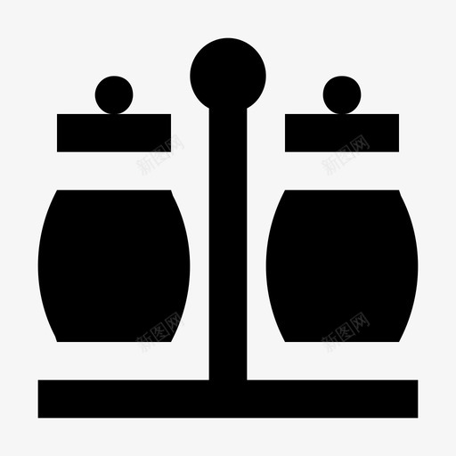 盐瓶盐罐胡椒罐图标svg_新图网 https://ixintu.com bold gold hold sall 厨具材料设计图标 厨房配件 无 盐瓶 盐罐 胡椒罐