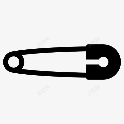 安全销护理可关闭图标svg_新图网 https://ixintu.com 儿科 医疗 可关闭 可打开 固定 安全销 护理 紧固 锁定