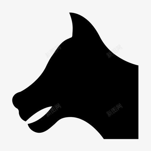 狐狸动物和鸟类材料标图标svg_新图网 https://ixintu.com 动物和鸟类材料设计图标 狐狸
