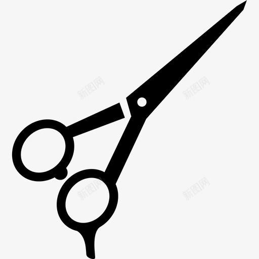 剪刀工具和用具发廊图标svg_新图网 https://ixintu.com 剪刀 发廊 工具和用具