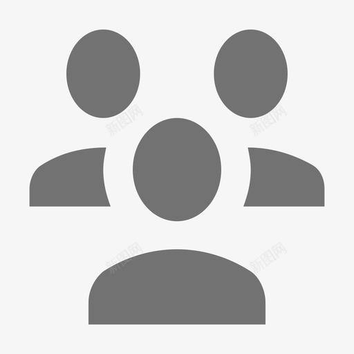 用户团队合作材料标图标svg_新图网 https://ixintu.com 团队合作材料设计图标 用户