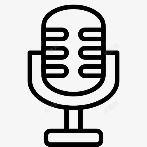 麦克风放大器公告图标svg_新图网 https://ixintu.com 公告 录音室 放大器 电子设备第2卷 设备 语音 音频 麦克风