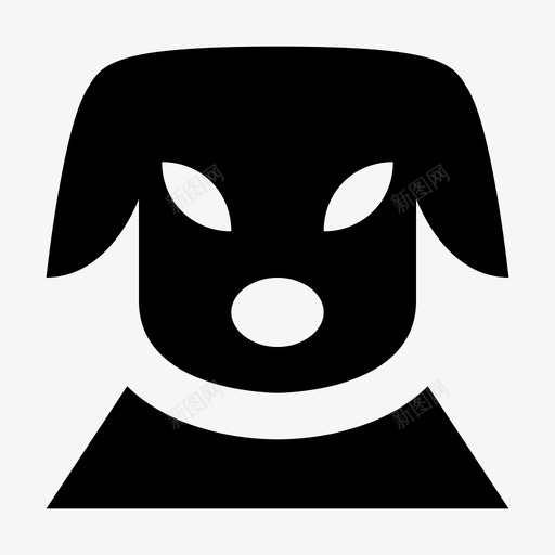 狗动物和鸟类材料标图标svg_新图网 https://ixintu.com 动物和鸟类材料设计图标 狗