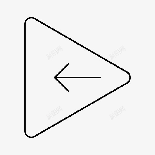 左箭头左箭头返回左转图标svg_新图网 https://ixintu.com 左箭头 左箭头返回左转