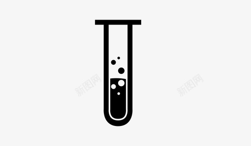 试管严肃科学图标svg_新图网 https://ixintu.com dna 严肃 实验室 弓箭手 文件 烧杯 生物技术 科学 签名 简历 试管