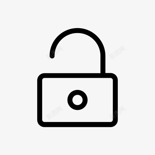 解锁取消连接安全图标svg_新图网 https://ixintu.com 允许进入 取消连接 安全 小轮廓 打开 解锁 访问 进入 隐私