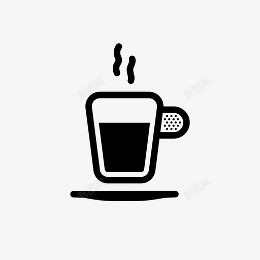 咖啡杯热的高温图标svg_新图网 https://ixintu.com 冲泡 几乎满了 咖啡 咖啡杯 咖啡点心 热的 蒸汽 饮料 高温