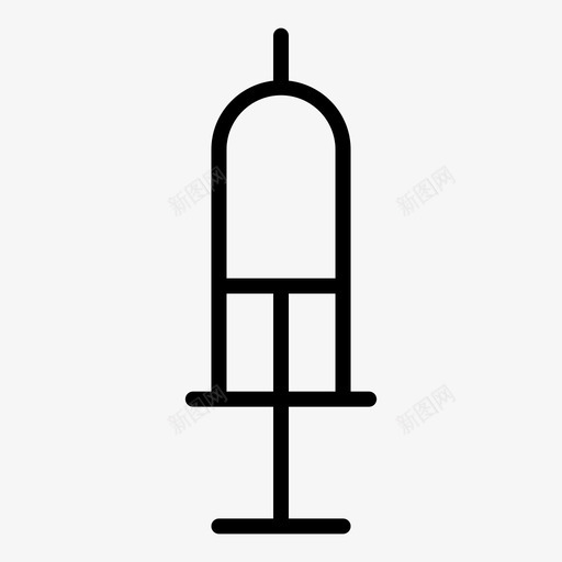 注射器锐器针头图标svg_新图网 https://ixintu.com ui视网膜装置 医院 卡通 护士 棍子 注射器 药品 针剂 针头 锐器