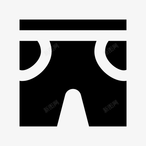 短裤小口袋图标svg_新图网 https://ixintu.com 口袋 小 牛仔短裤 百慕大短裤 短裤 紧身衣 色块 衣服材料设计图标 裤子 讨好