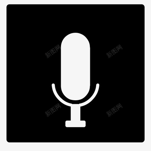麦克风扬声器声音图标svg_新图网 https://ixintu.com 唱片 噪音 声音 扬声器 材料 演出片段 物体 物品 调子 麦克风