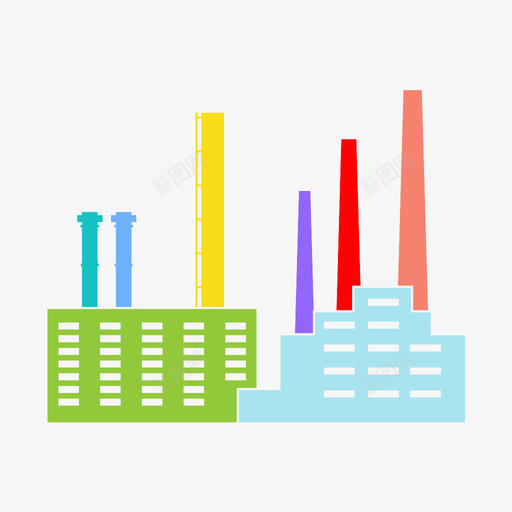 工厂装配自动化图标svg_新图网 https://ixintu.com 仓库 制造 工业 工厂 建筑 自动化 装配