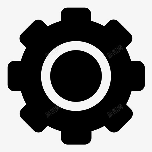 设置配置工程图标svg_新图网 https://ixintu.com 工程 机械 研磨 设置 配置 首选项 齿轮
