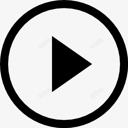 播放按钮继续播放器图标svg_新图网 https://ixintu.com 东方 播放器 播放按钮 歌曲 激活 瞄准 箭头 继续 音乐