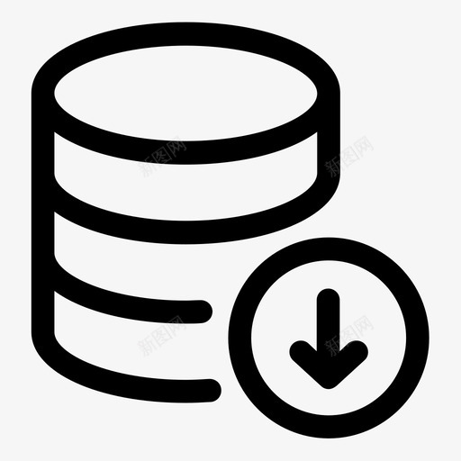 存储标记图标svg_新图网 https://ixintu.com 下载 乐趣 光盘 存储 技术线图标 数据 更新 标记 箭头