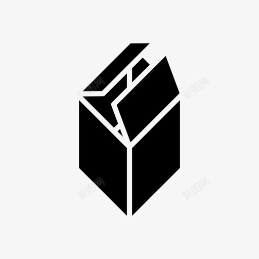 半开箱插座包图标svg_新图网 https://ixintu.com 包 半 半开箱 开闭箱集装箱 插座 盖 空间 箱 纸板箱 纸箱