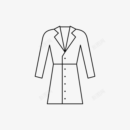 采购产品外套衣服衣服商店图标svg_新图网 https://ixintu.com 图像 外套 大衣 衣服 衣服商店 采购产品外套