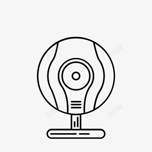 网络摄像头摄像头电子产品图标svg_新图网 https://ixintu.com vga 在线 实时订阅 摄像头 流媒体 电子产品 电子产品和设备 网络摄像头 视频 配置文件