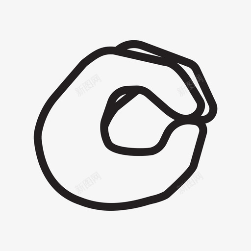 asl编号0零已售出图标svg_新图网 https://ixintu.com asl编号 asl编号0 不 已售出 手 手势 手语 按住 数字0 粗体 金色 零