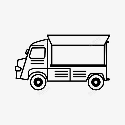 食品车运输减法图标svg_新图网 https://ixintu.com 信号 减法 前进 新鲜 更多 街道 运输 食品车