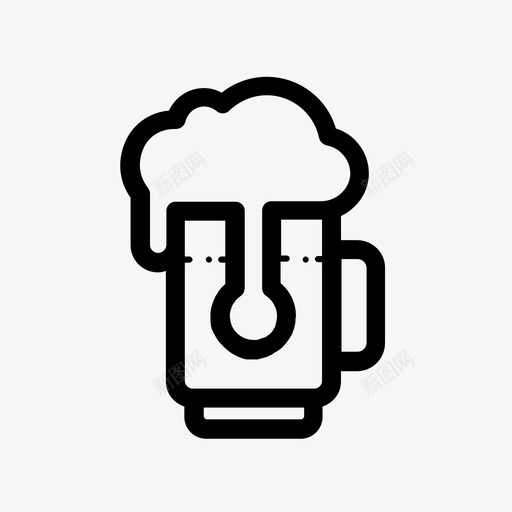 啤酒干杯冰镇图标svg_新图网 https://ixintu.com 冰镇 啤酒 干杯 树 玻璃杯 画画 饮料