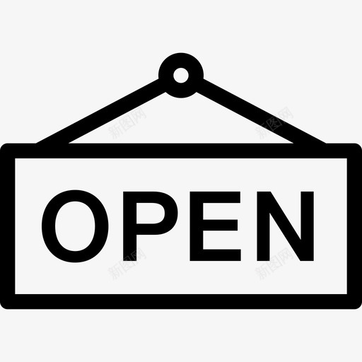 打开商店大纲2图标svg_新图网 https://ixintu.com 商店大纲2 打开