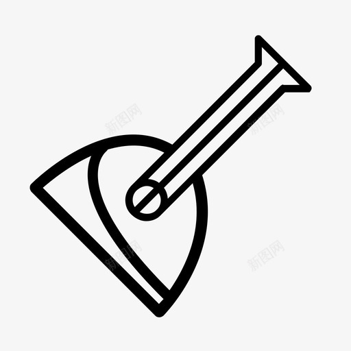 巴拉莱卡巴拉莱卡切克图标svg_新图网 https://ixintu.com 巴拉莱卡巴拉莱卡切克