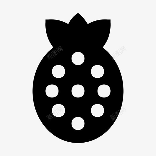 松果自然与生态材料标图标svg_新图网 https://ixintu.com 松果 自然与生态材料设计图标
