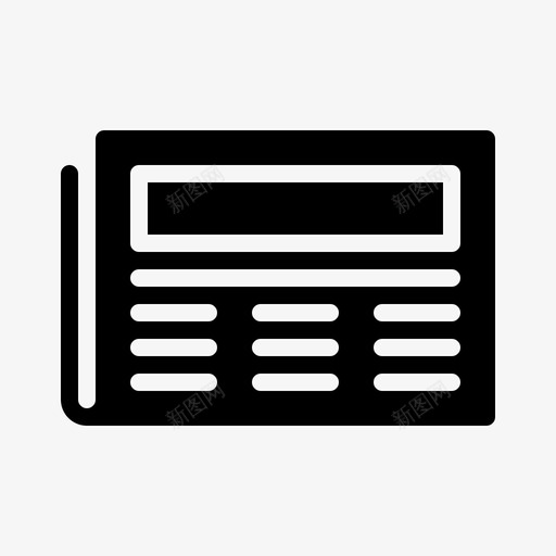 报纸报告新闻图标svg_新图网 https://ixintu.com 保留 信息 出售 否 报告 报纸 新闻 粗体 记者 黄金